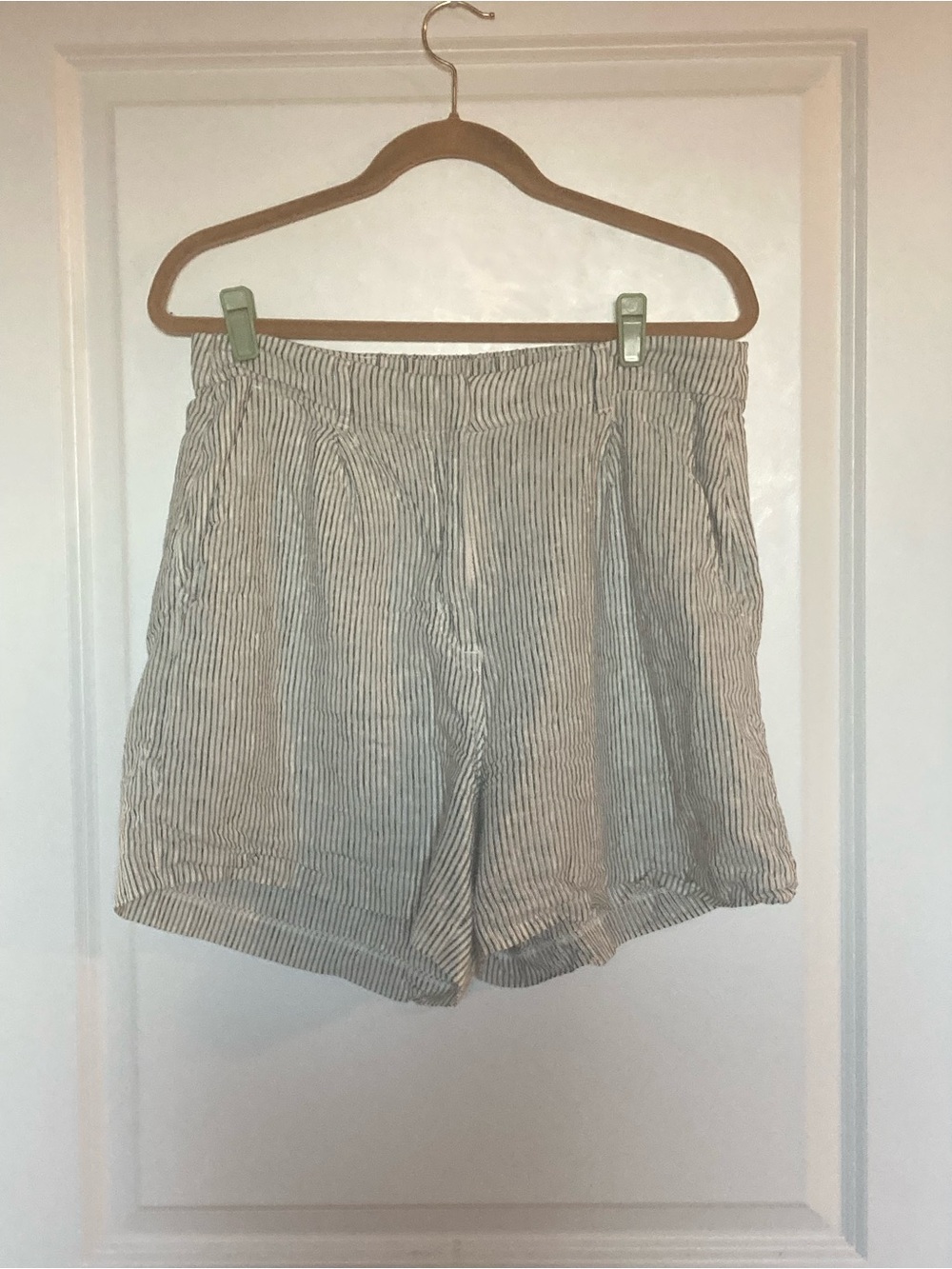 Old navy blue and white  Striped Women's Summer Shorts